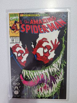 AMAZING SPIDER-MAN #346 (1991) -  FINAL SHOWDOWN WITH VENOM! Comic Book