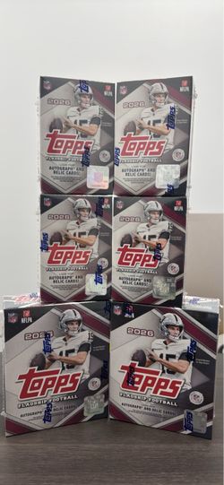 2026 Topps Flagship Football retail boxes Brand new, factory-sealed