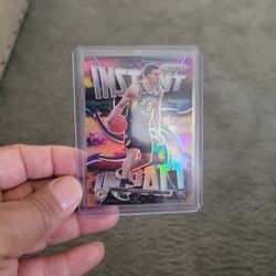 Chris Duarte Instant Impact Silver Rookie Prizm Basketball Card