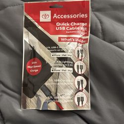 Toyota Quick Charge USB Cable Kit