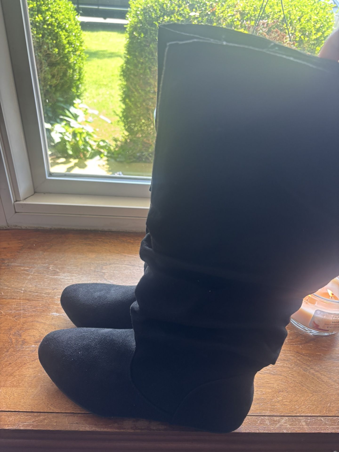 Womens Hot Cakes Brand Black Knee High Boots