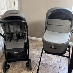 Stroller and Bassinet with Stand 