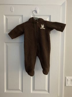 Carters baby coat jacket bunting Brown 9 Months
