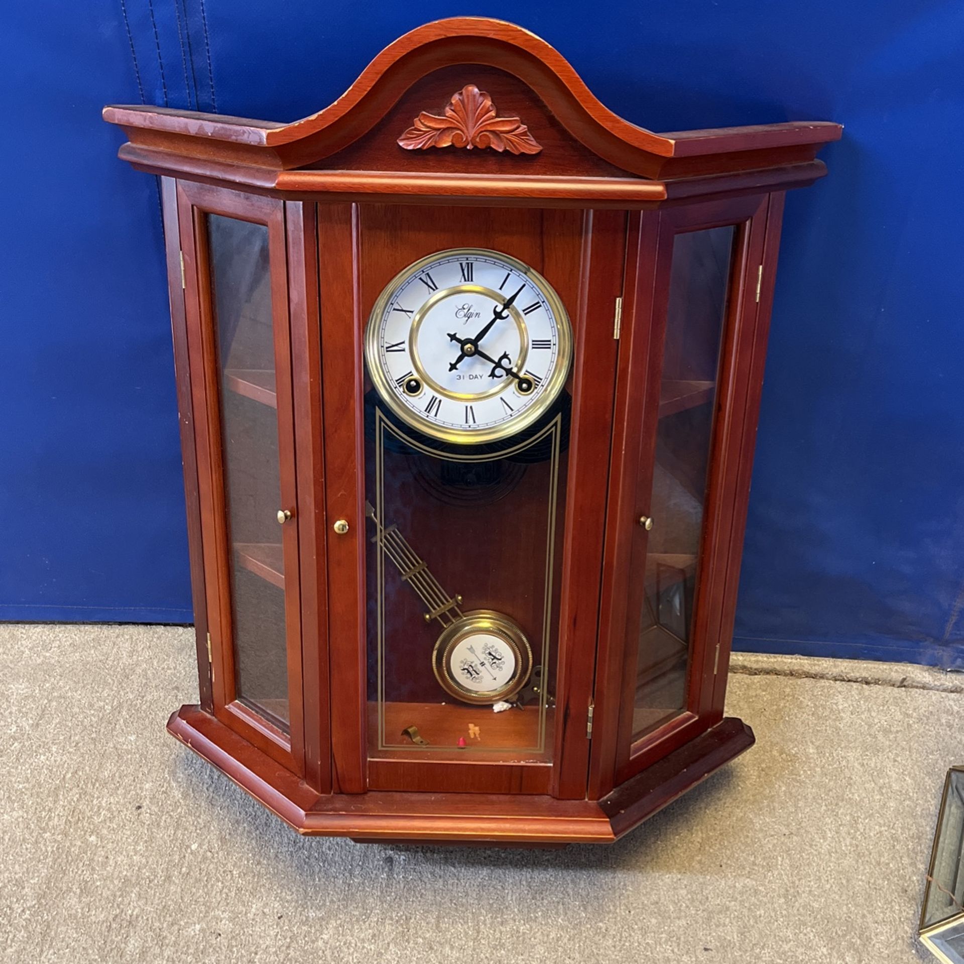 Antique Elgin Wall Clock