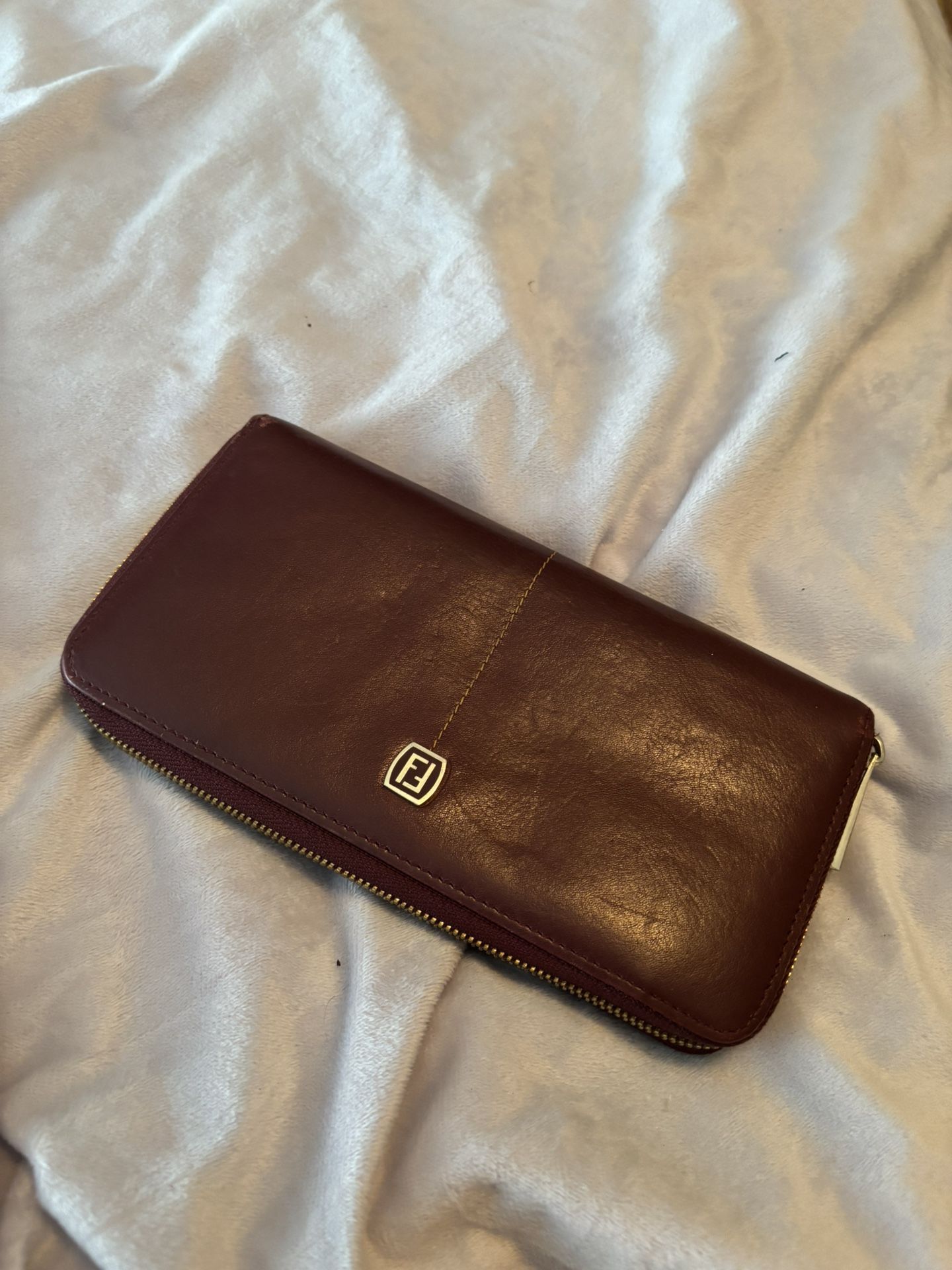 LOW PRICE MOVING- FENDI $990 + TAX RETAIL ZIPPY WALLET