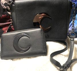Killstar Gothic Moon Shoulder Bag And Clutch Wallet
