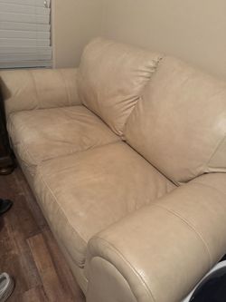 Leather couch