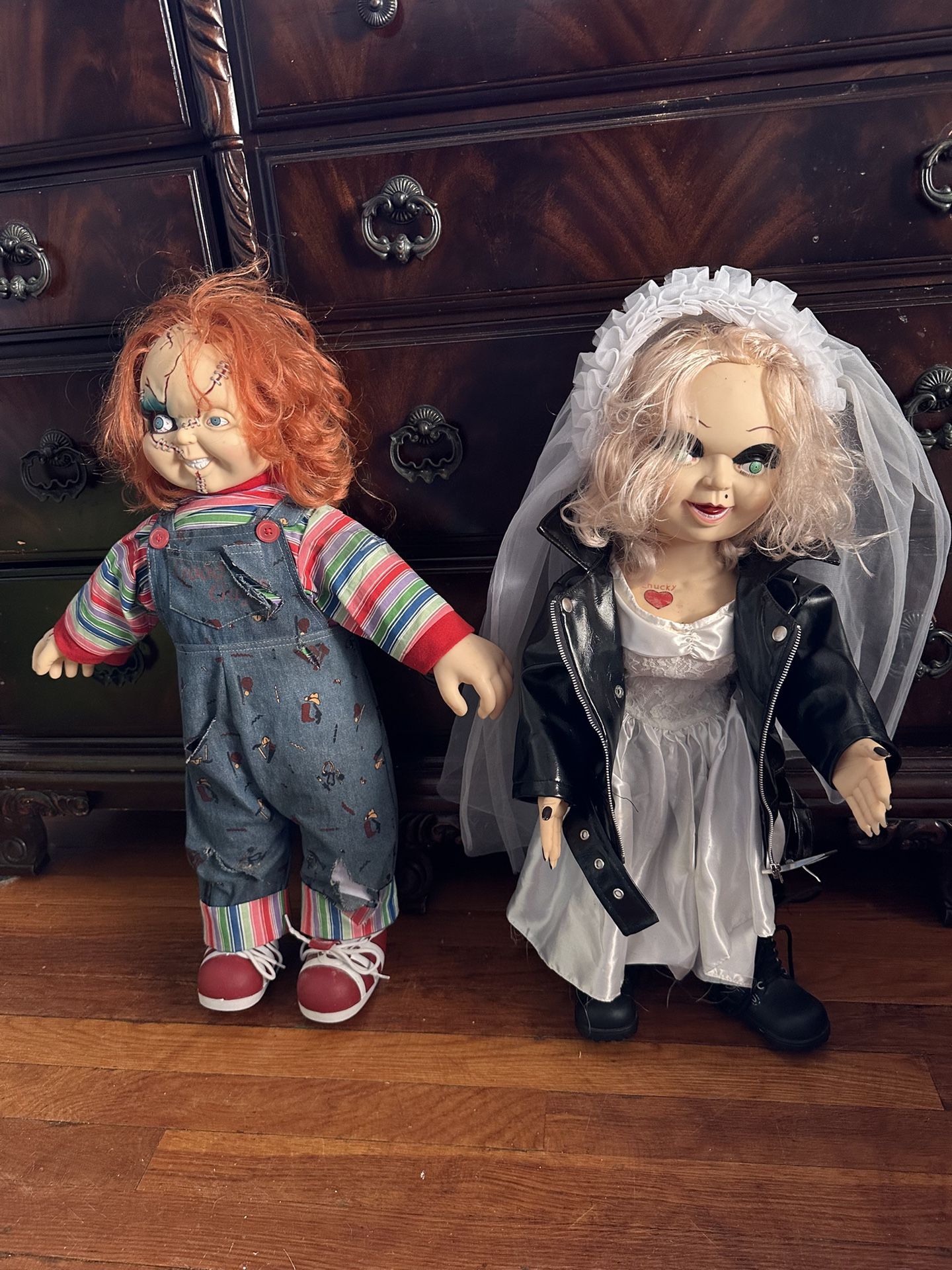 Life-Size Chucky And Tiffany Dolls