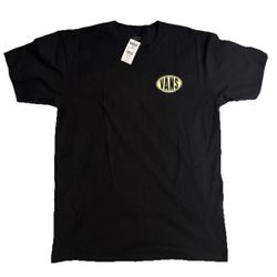 VANS Men’s ’Spray On SS Black’ Short Sleeve T-Shirt, Size Large, New With Tag!
