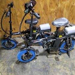 48v Foldable E bike 25mph Brand New. Each Retails Over 400