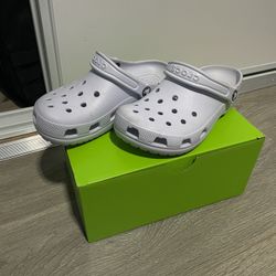 Crocs light blue/grey 