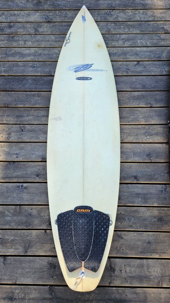 Tony Staples Surfboard With Bag