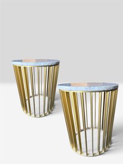 Modern Accent Marble Top Table