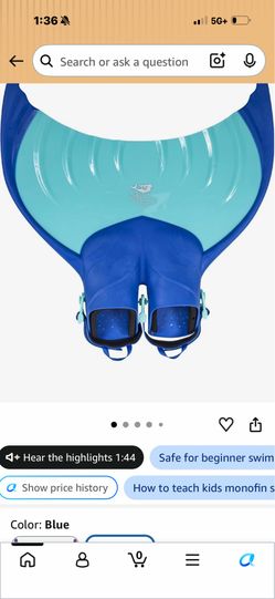 Little girl body glove swim and mask