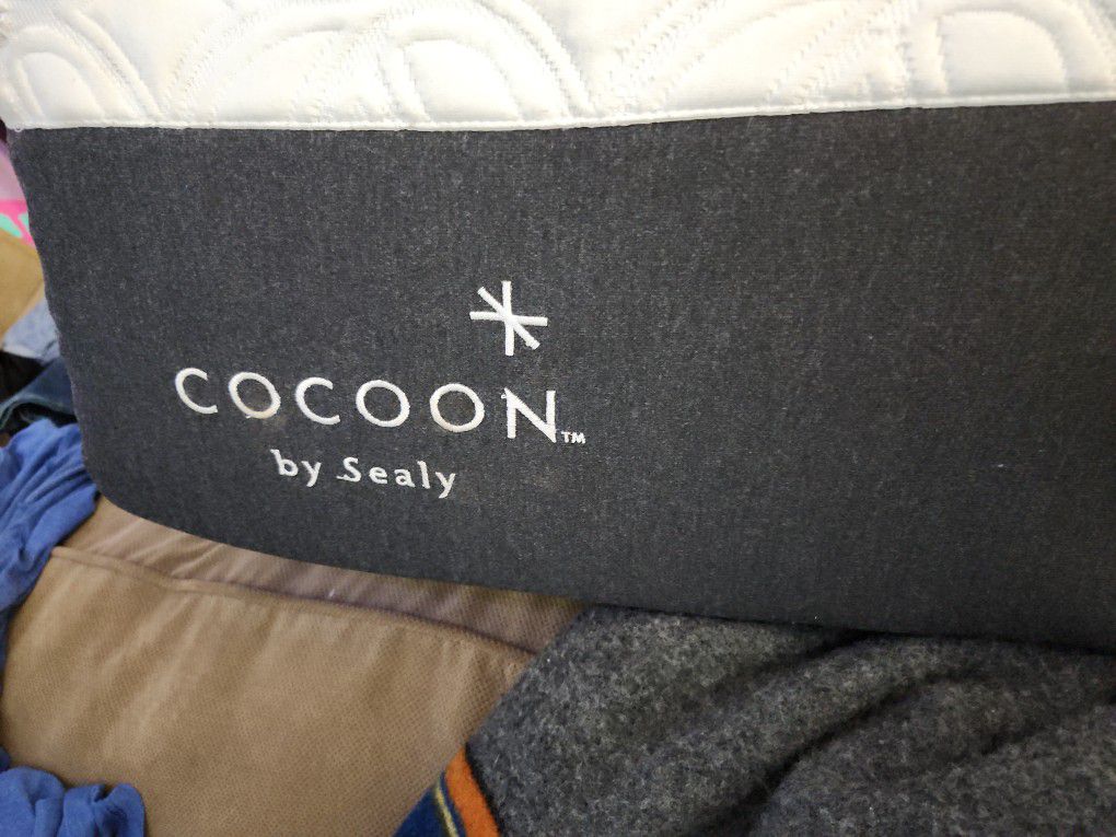 Lightly Used Caccoon Sealey California King Mattress. In Great Condition. Had A Protective Zipper Layer Over It Asking 300