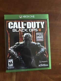 XBox Game: Call of Duty Black Ops III on Xbox One