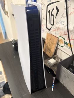 Ps5 With Controller And Turtle Beach Headphones
