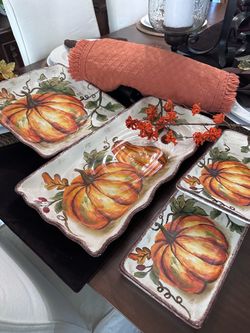 Thanksgiving Dinner platters