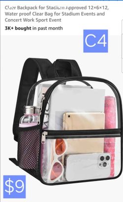 Clear backpacks