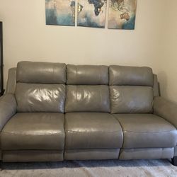 Leather Sofa Electric Recliners