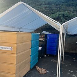 Free Canopies.  20’ X 10’.  