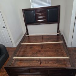 Bedroom Set- Queen Frame, Box, Nightstand