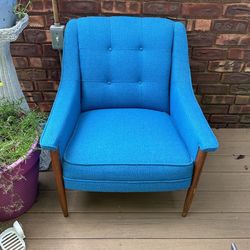 Blue Indoor Single Sofa 