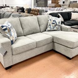 New 85” Chaise Sofa — REVERSIBLE 