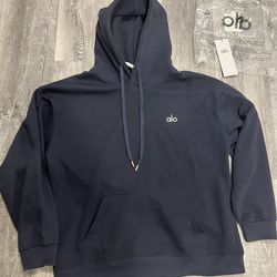 Navy blue alo hoodie