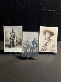 three Vintage Antique Postcards… Front Middle 1910 STEREOVIEW , And Two In The Back 1989 AZUSA CABINET CARDS OR Postcards