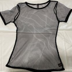 Victoria’s Secret Fishnet Short Sleeved Top - Size M