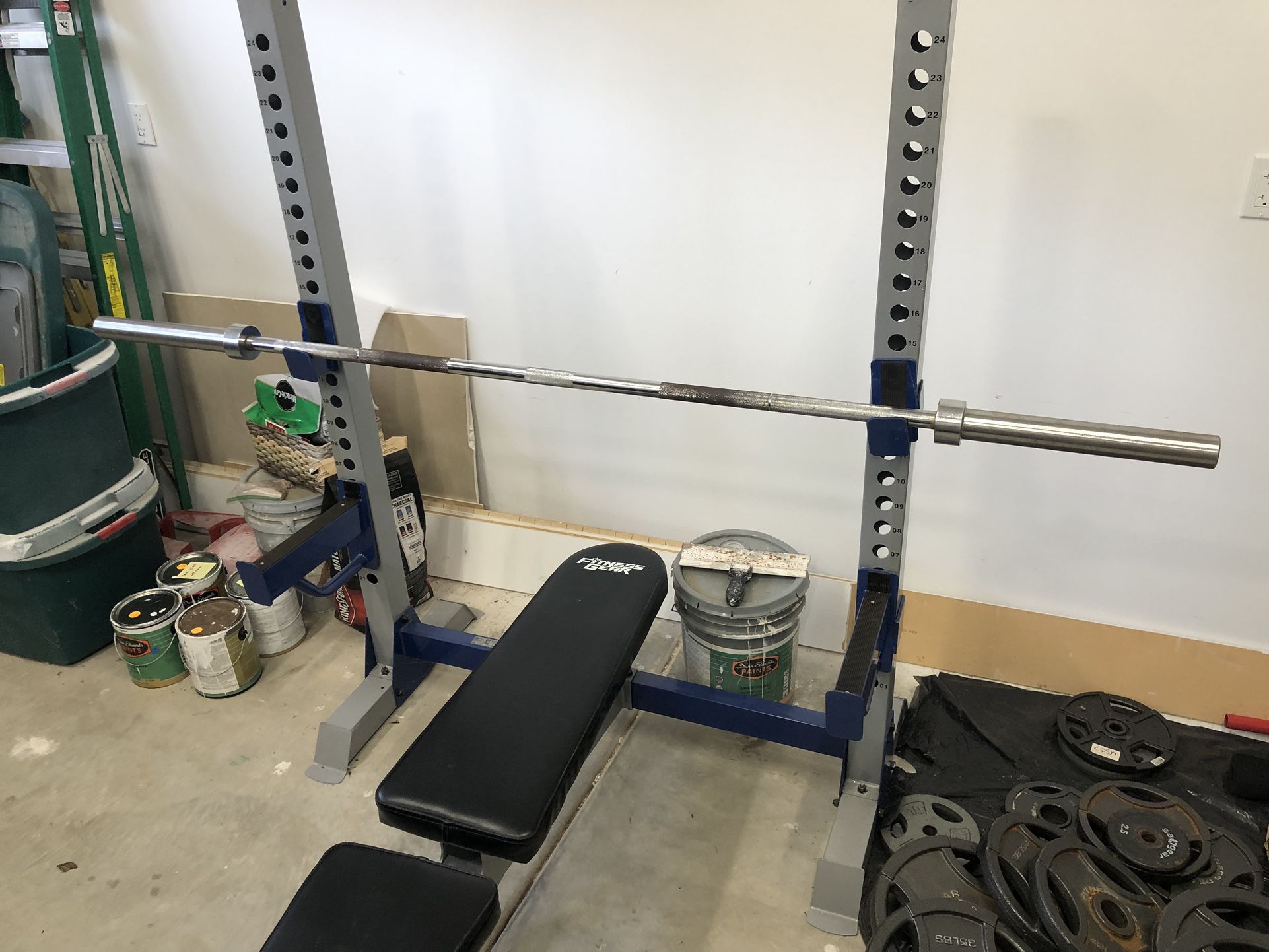 Weightlifting Bench Press/ Squat Rack /Dumbbells Gym Equipment