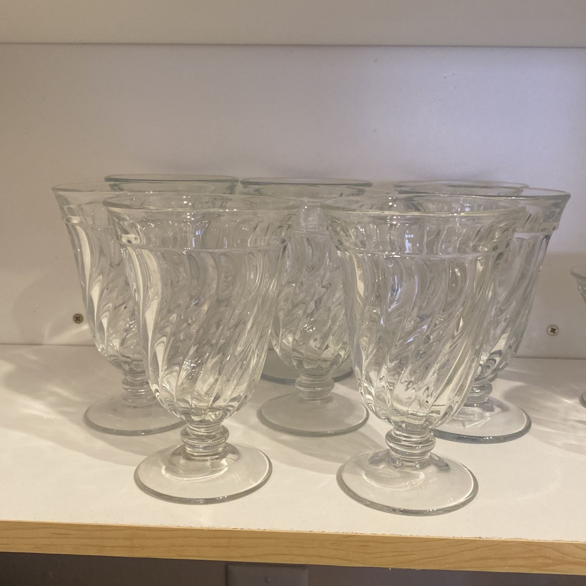 10 Piece Vintage Glass Cups