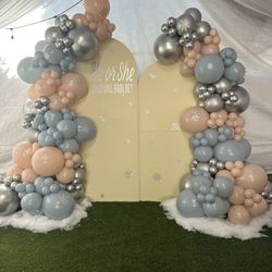 Balloons/backdrops And Marquee Numbers/letters 