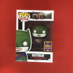Funko Pop Heroes Suicide Squad Batman Joker # 188 SDCC 2017 Exclusive