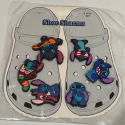 Stitch Shoe Charms 6-Piece Set
