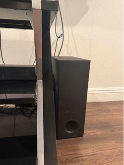 86in nec 4k TV  w/ sound system and mount