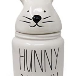 New Rae Dunn Hunny Bunny Canister White