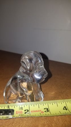 Small Glass Dog