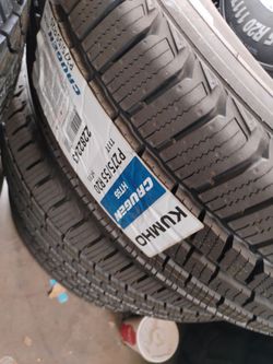 New set of tires 275 55 20 kumho