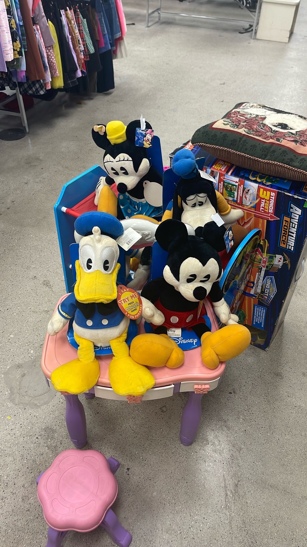 Disney Talking Plushies - Complete Set