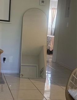Arched Full Length Mirror For Sale