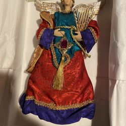 Vintage Christmas Angel Tree Topper 