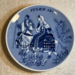 Porsgrund Norway 1970 Christmas Plate