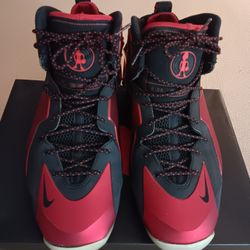 Men's 2014 VTG. Nike Lil Penny Posite University Red/ Black 