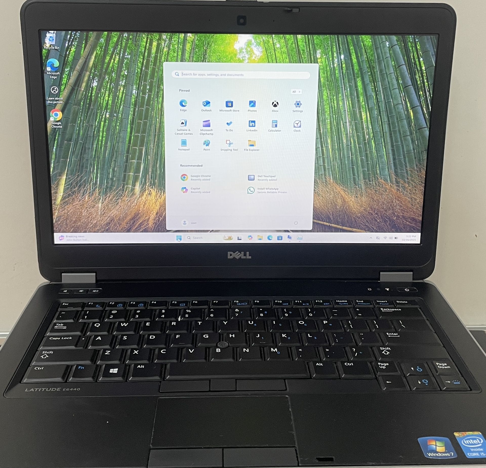 Used Laptop Dell Latitude E6440 , Intel Core I5, Ram 8GB, Storage 128gb SSD , Windows 11 Pro