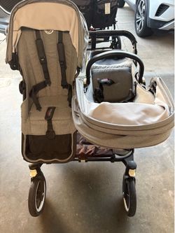 Bugaboo Donkey 2 Double Stroller + Attachments – Great Condition