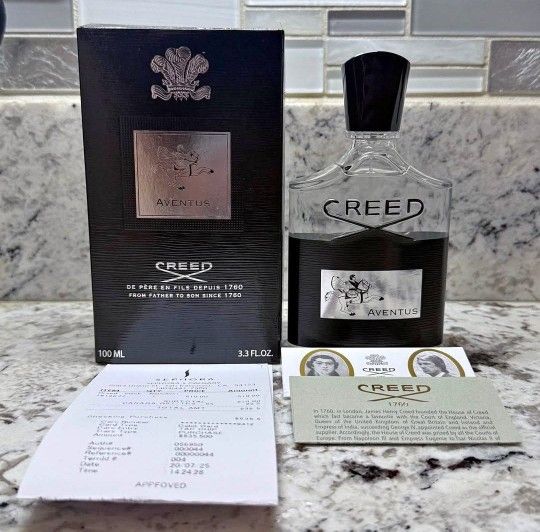 Creed Aventus 100ml Cologne Retail $400