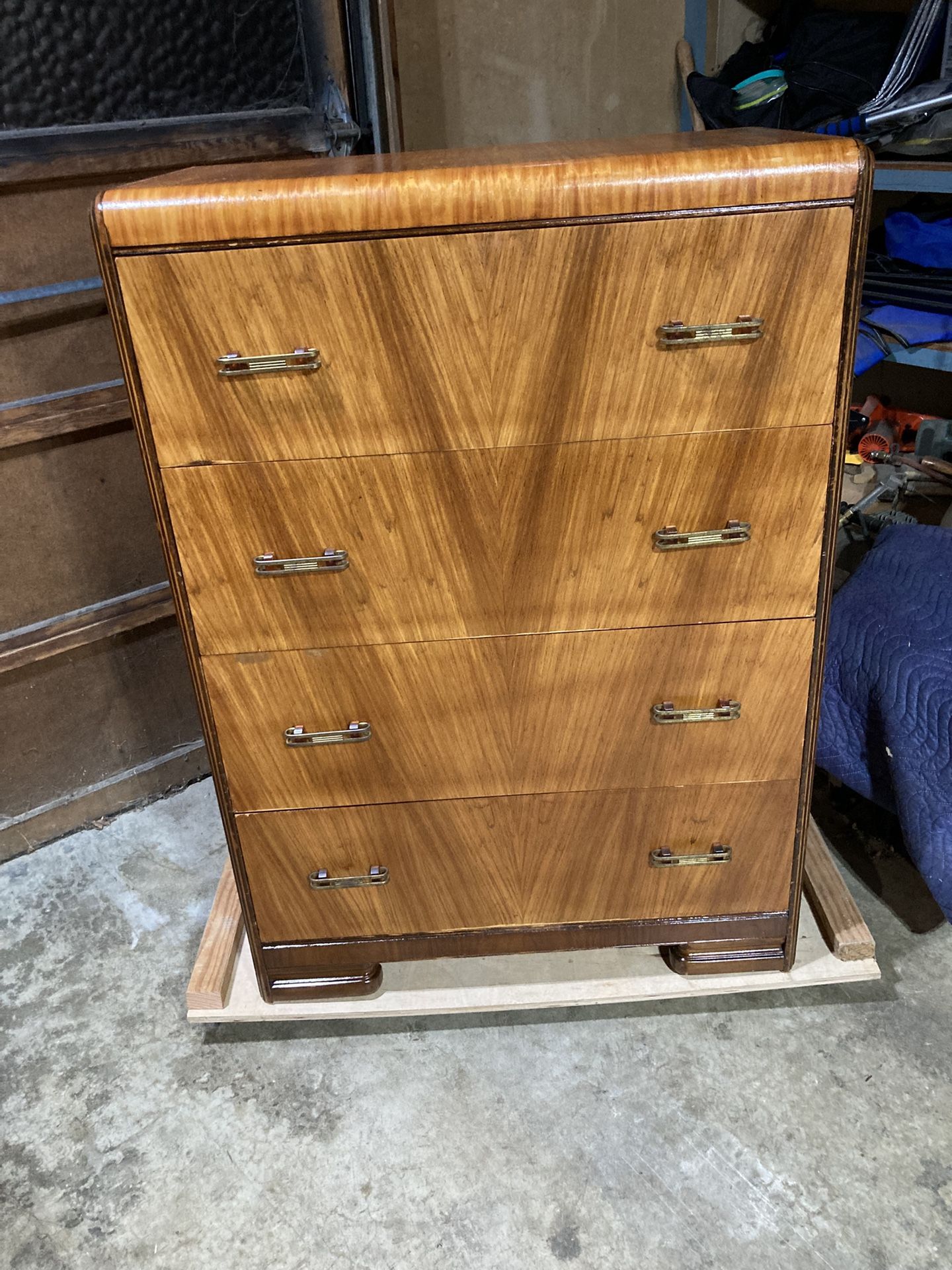 Art Deco Waterfall Dresser