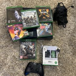 Xbox W/Controller & Games 